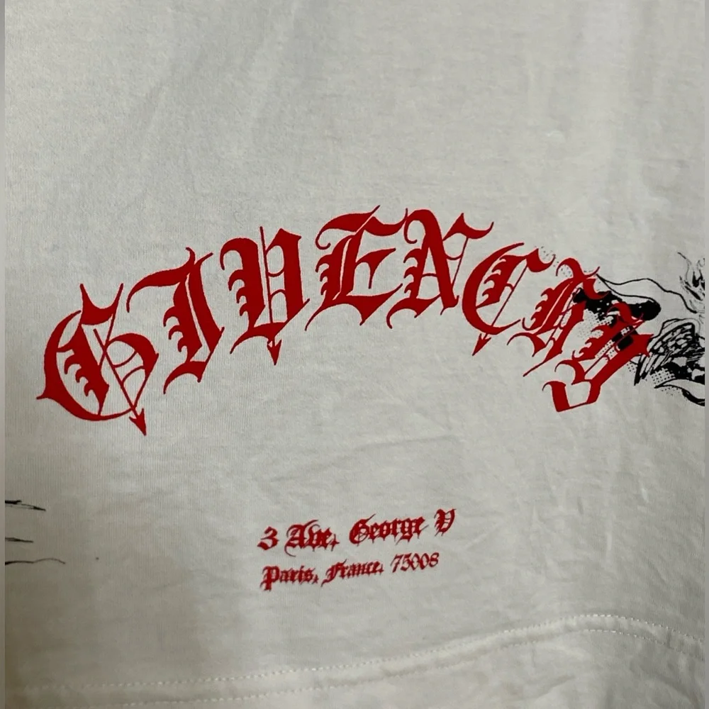 Givenchy MEN’S GOTHIC OVERSIZED HOODIE Size SMALL VGC Made in Portugal - Picture 2 of 16